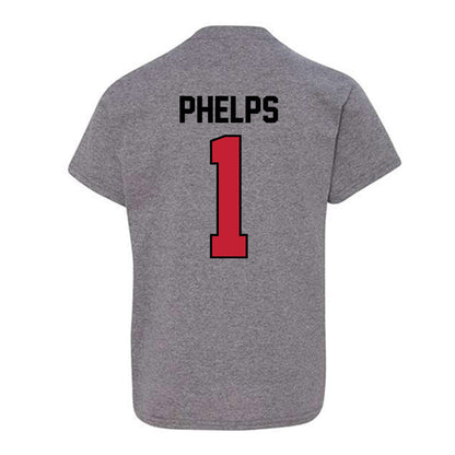 Georgia - NCAA Baseball : Tre Phelps - Classic Shersey Youth T-Shirt-1