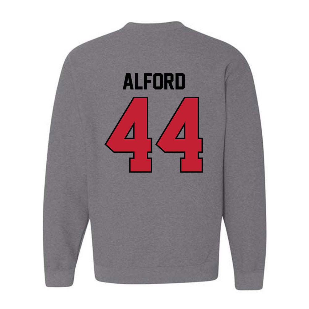 Georgia - NCAA Baseball : Slate Alford - Classic Shersey Crewneck Sweatshirt-1