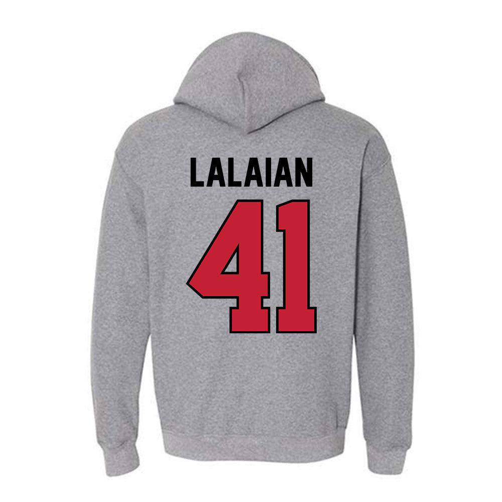 Georgia - NCAA Football : David Lalaian - Classic Shersey Hooded Sweatshirt-1