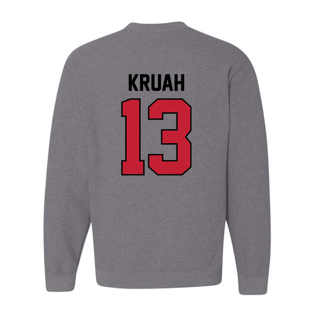 Georgia - NCAA Football : Anthony Kruah - Classic Shersey Crewneck Sweatshirt-1