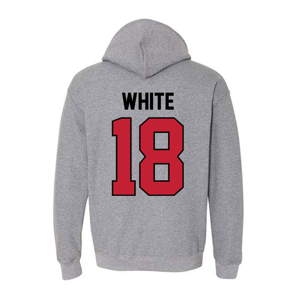 Georgia - NCAA Football : Sacovie White - Classic Shersey Hooded Sweatshirt-1