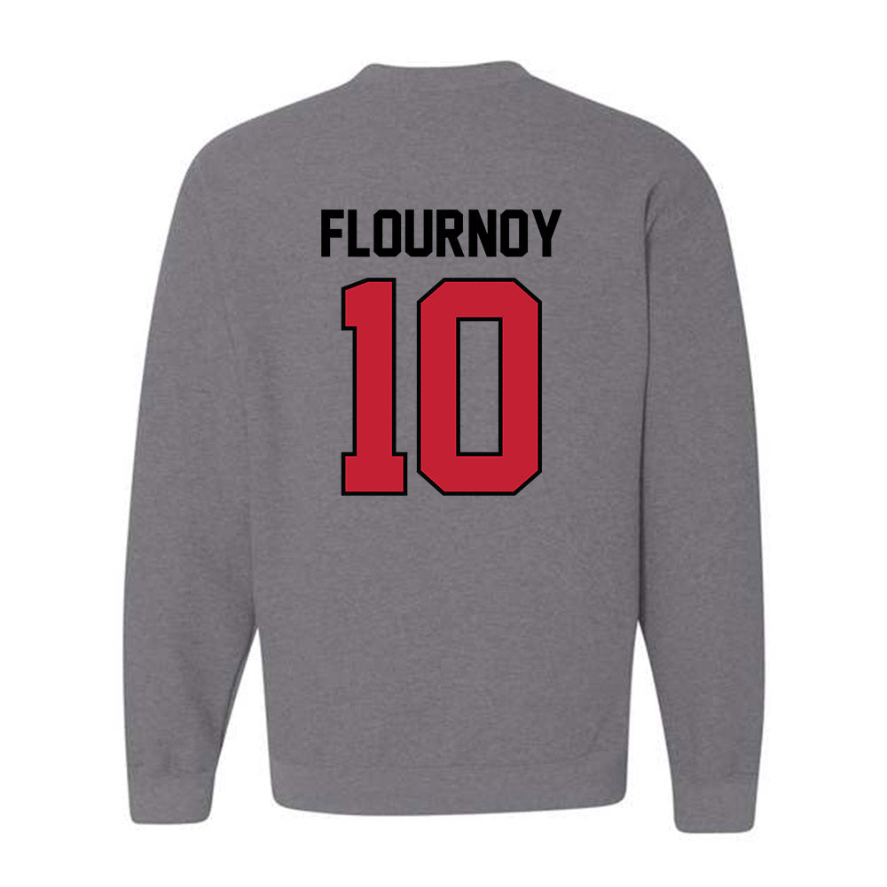 Georgia - NCAA Women's Basketball : De'Mauri Flournoy - Classic Shersey Crewneck Sweatshirt-1