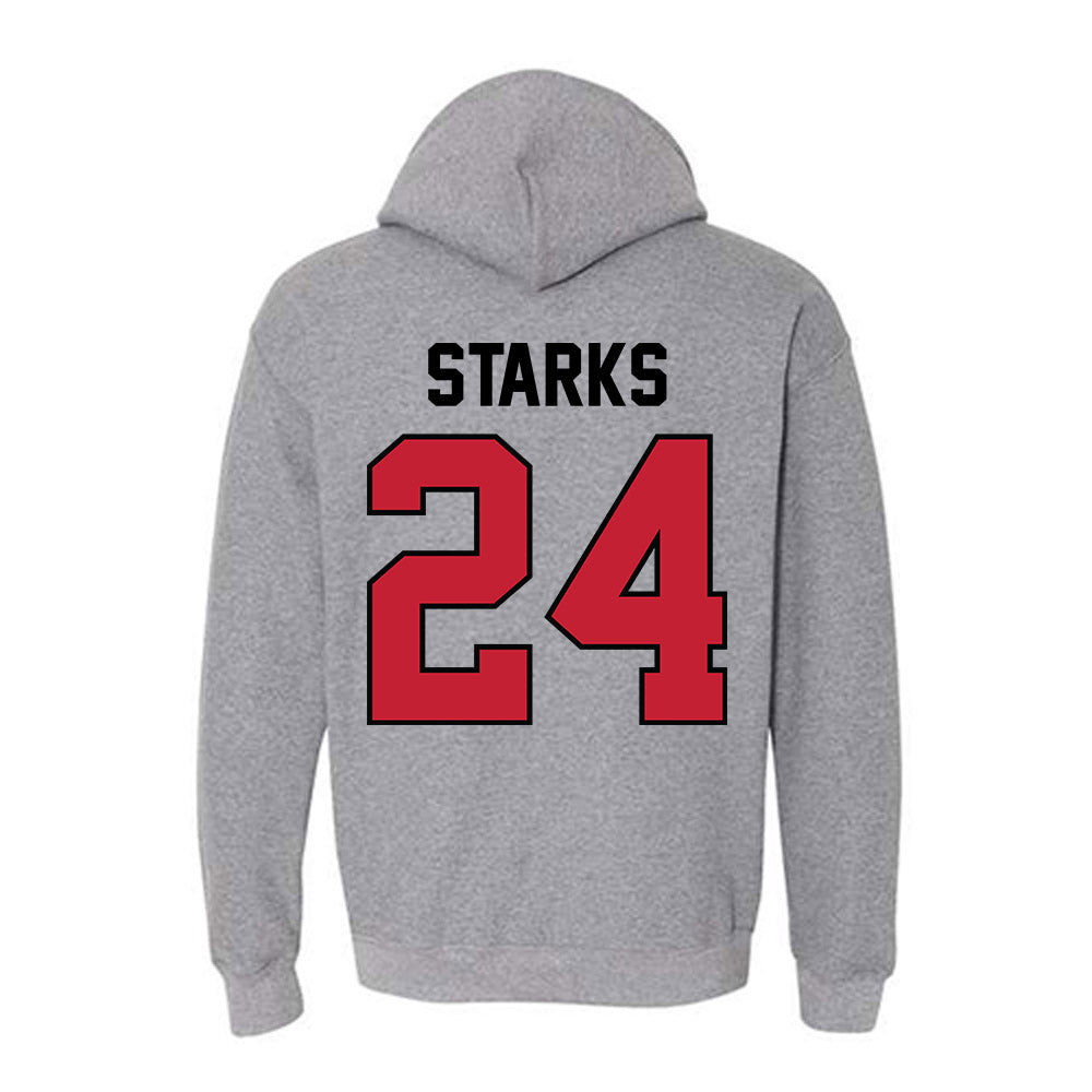 Georgia - NCAA Football : Malaki Starks - Classic Shersey Hooded Sweatshirt-1