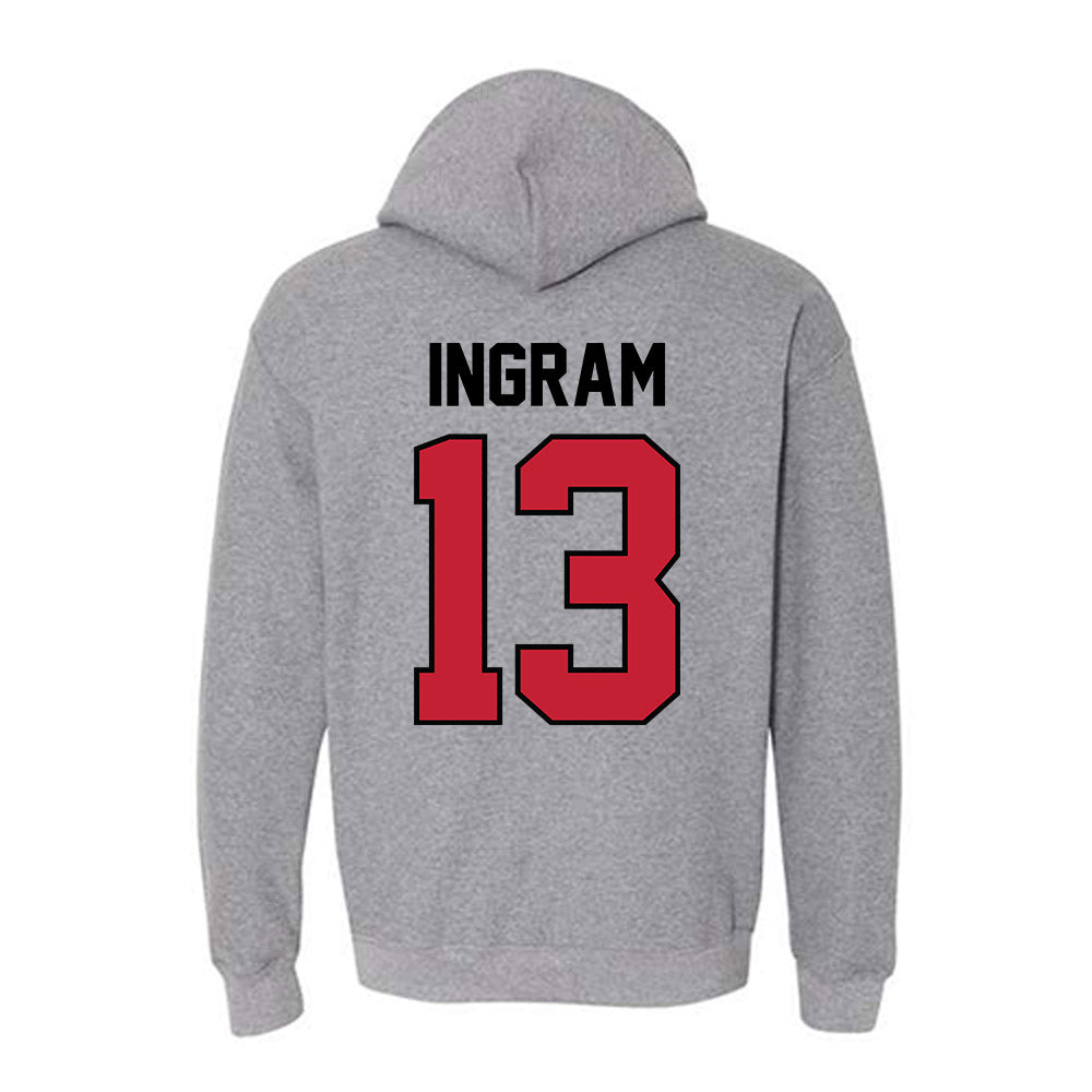 Georgia - NCAA Women's Basketball : Stefanie Ingram - Classic Shersey Hooded Sweatshirt-1