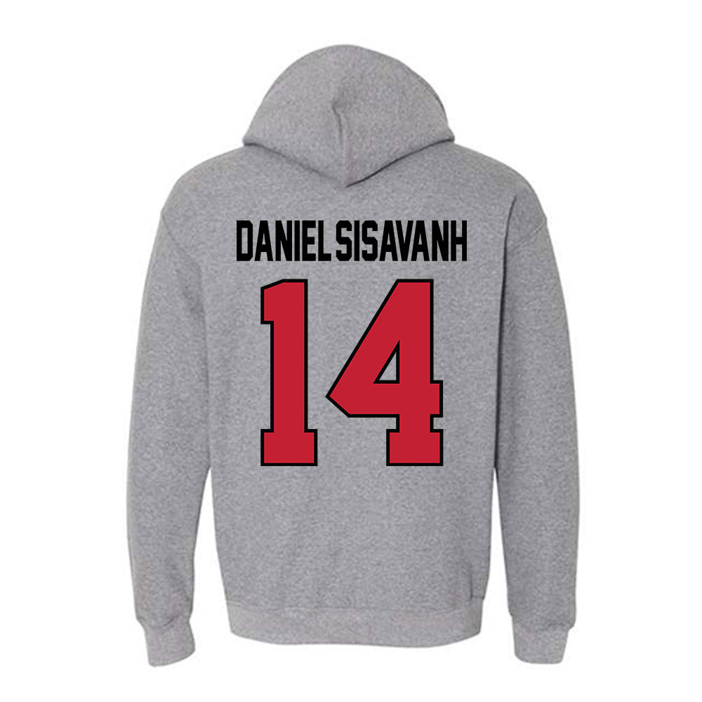 Georgia - NCAA Football : David Daniel-Sisavanh - Classic Shersey Hooded Sweatshirt-1