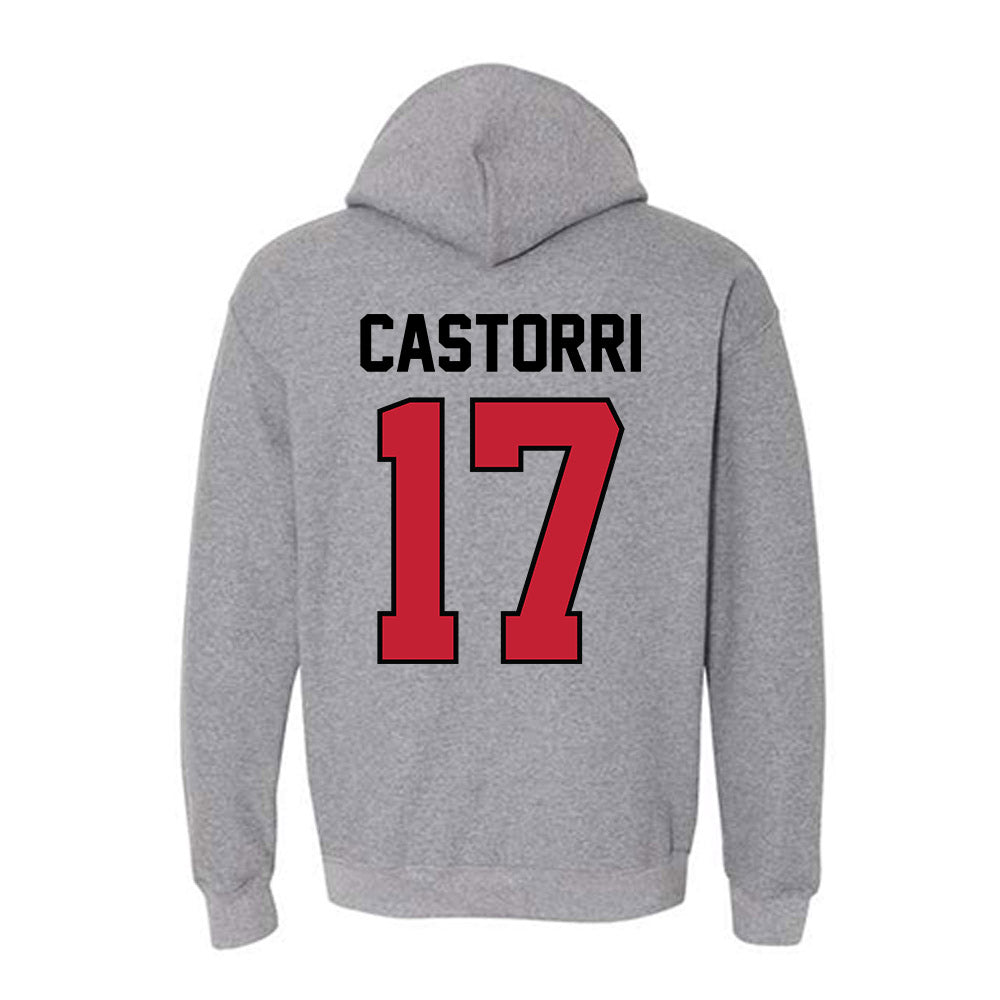 Georgia - NCAA Softball : Emma Castorri - Classic Shersey Hooded Sweatshirt-1