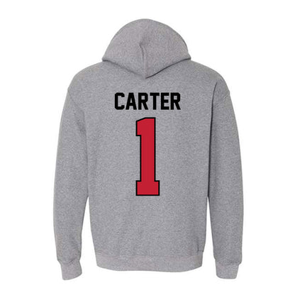 Georgia - NCAA Baseball : Dillon Carter - Classic Shersey Hooded Sweatshirt-1