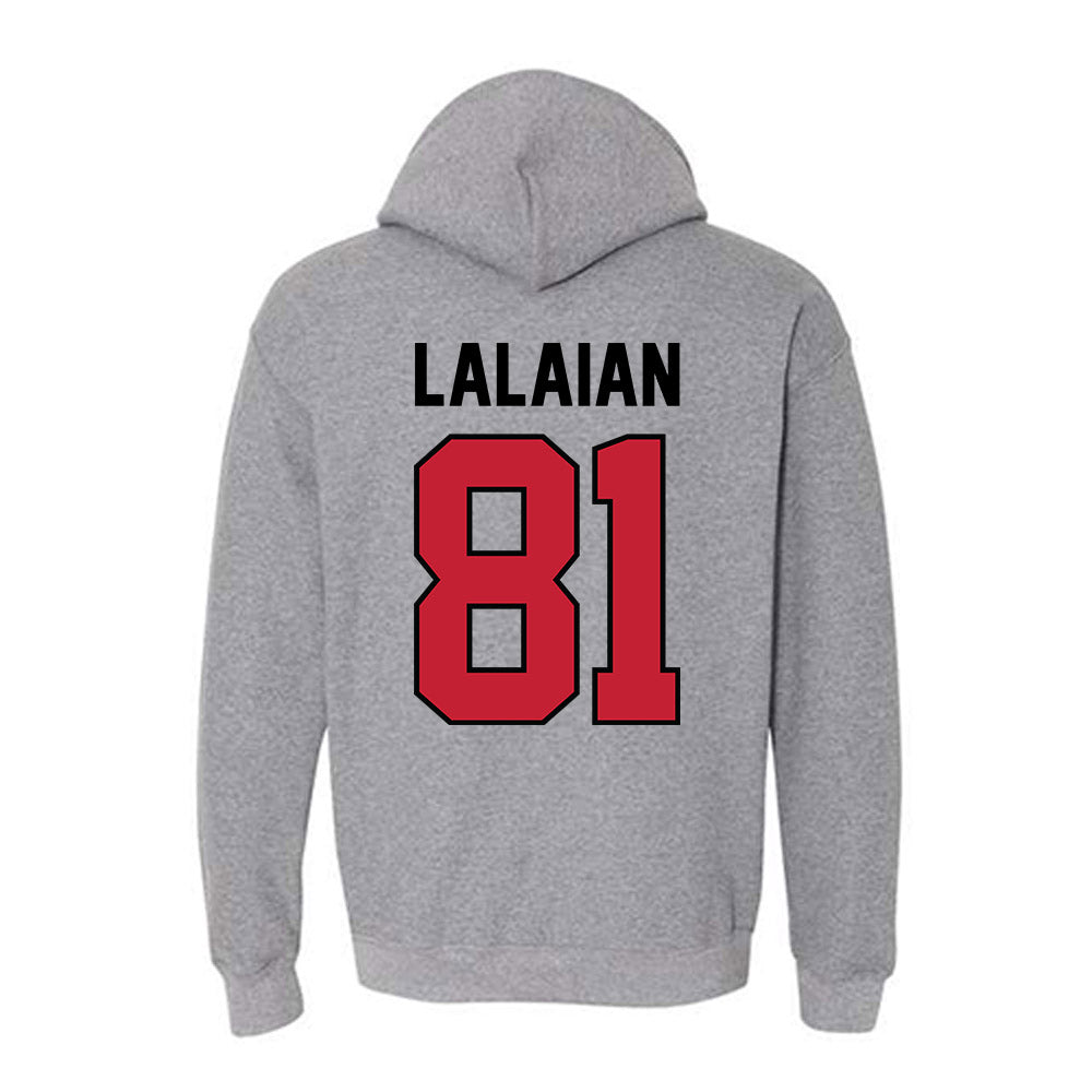 Georgia - NCAA Football : David Lalaian - Classic Shersey Hooded Sweatshirt-1