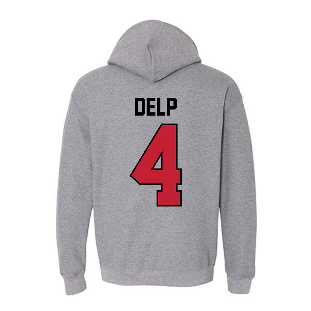 Georgia - NCAA Football : Oscar Delp - Classic Shersey Hooded Sweatshirt-1