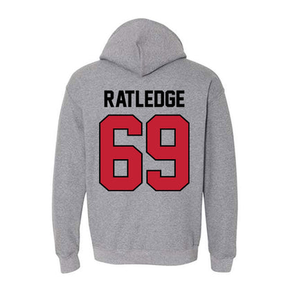 Georgia - NCAA Football : Tate Ratledge - Classic Shersey Hooded Sweatshirt-1