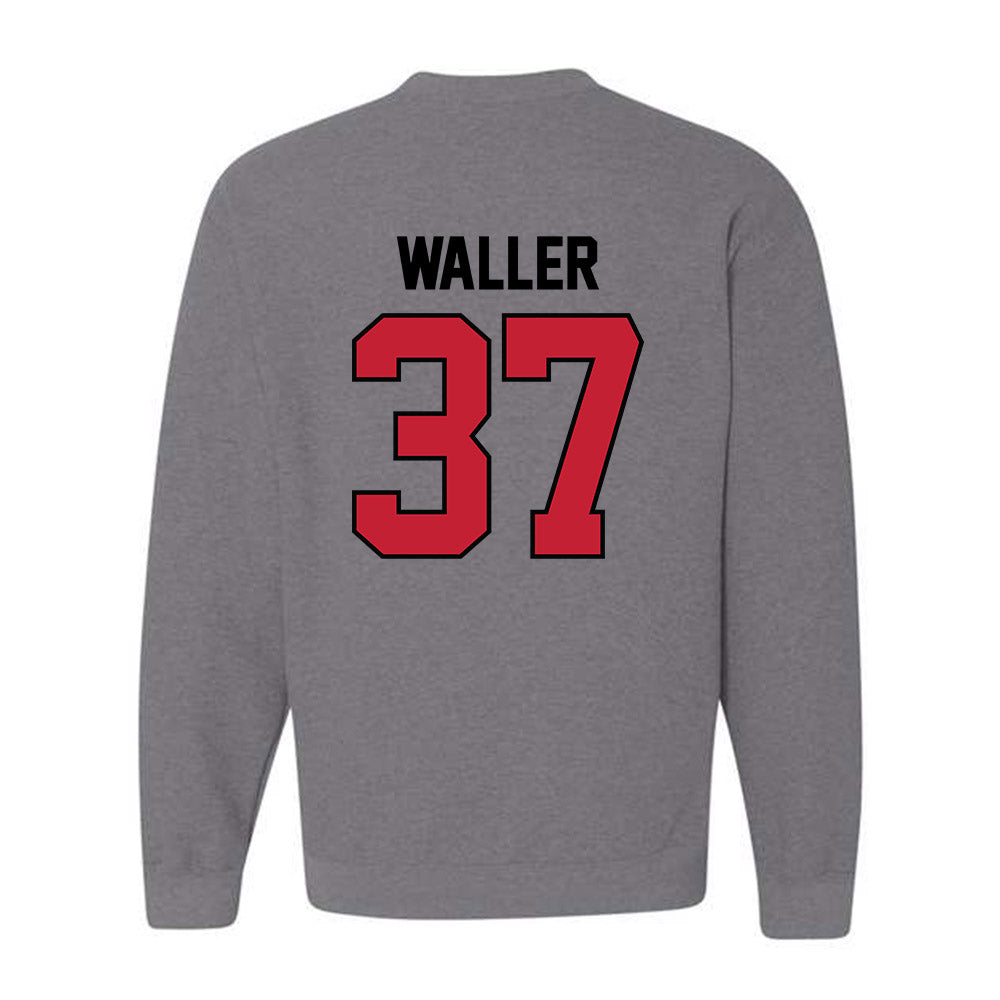 Georgia - NCAA Football : Henry Waller - Classic Shersey Crewneck Sweatshirt-1