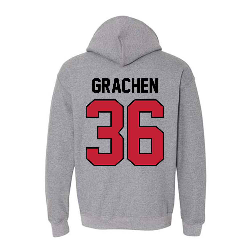 Georgia - NCAA Football : Matthew Grachen - Classic Shersey Hooded Sweatshirt-1