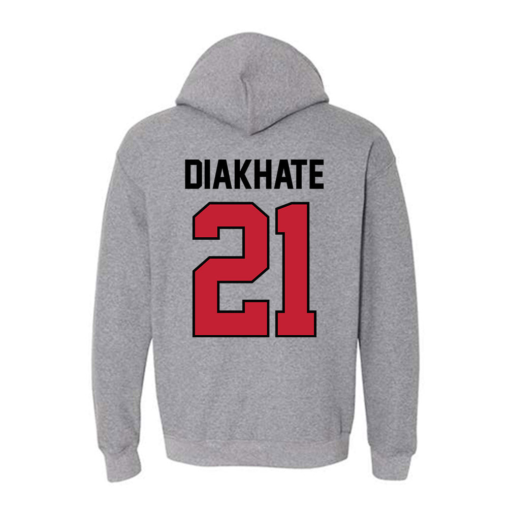 Georgia - NCAA Women's Basketball : Fatima Diakhate - Classic Shersey Hooded Sweatshirt-1