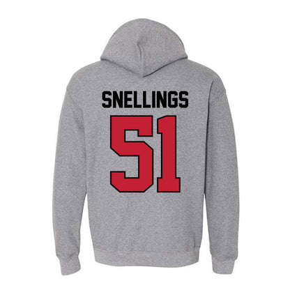 Georgia - NCAA Football : Will Snellings - Classic Shersey Hooded Sweatshirt-1
