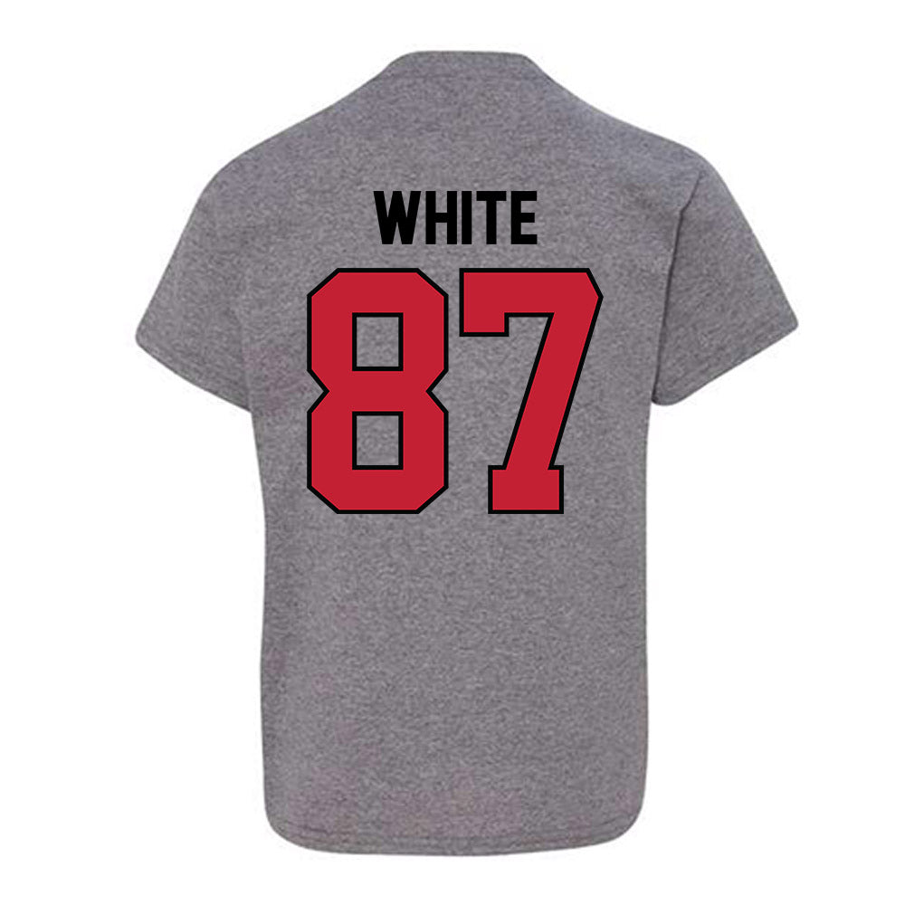 Georgia - NCAA Football : Jordan White - Classic Shersey Youth T-Shirt-1