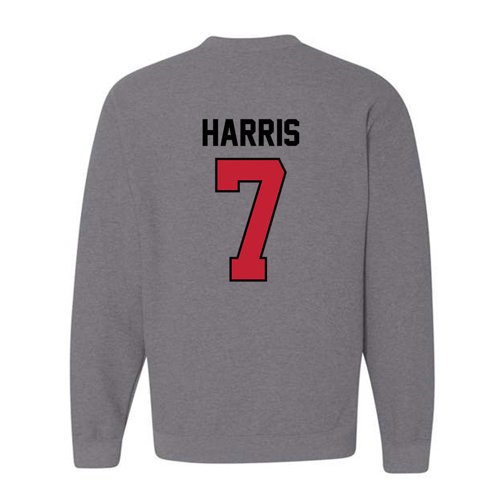 Georgia - NCAA Football : Daniel Harris - Classic Shersey Crewneck Sweatshirt-1