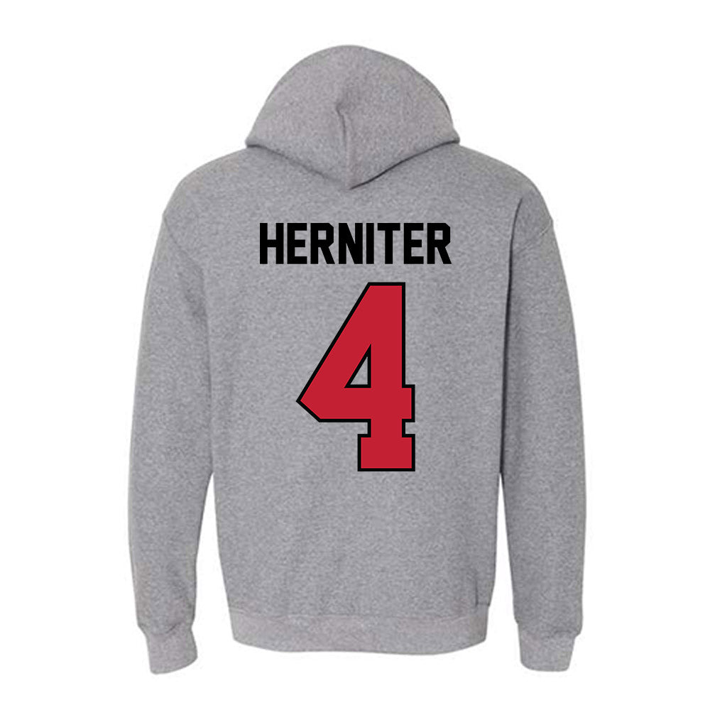 Georgia - NCAA Women's Soccer : Madeline Herniter - Classic Shersey Hooded Sweatshirt-1