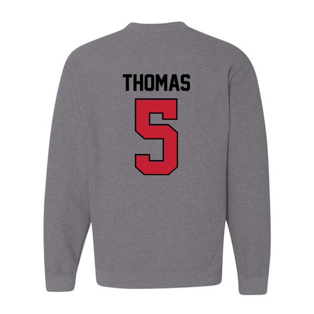 Georgia - NCAA Football : Noah Thomas - Classic Shersey Crewneck Sweatshirt-1