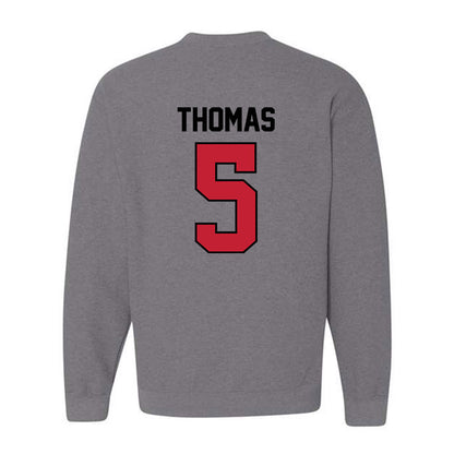 Georgia - NCAA Football : Noah Thomas - Classic Shersey Crewneck Sweatshirt-1