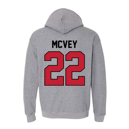 Georgia - NCAA Men's Basketball : Jackson McVey - Classic Shersey Hooded Sweatshirt-1