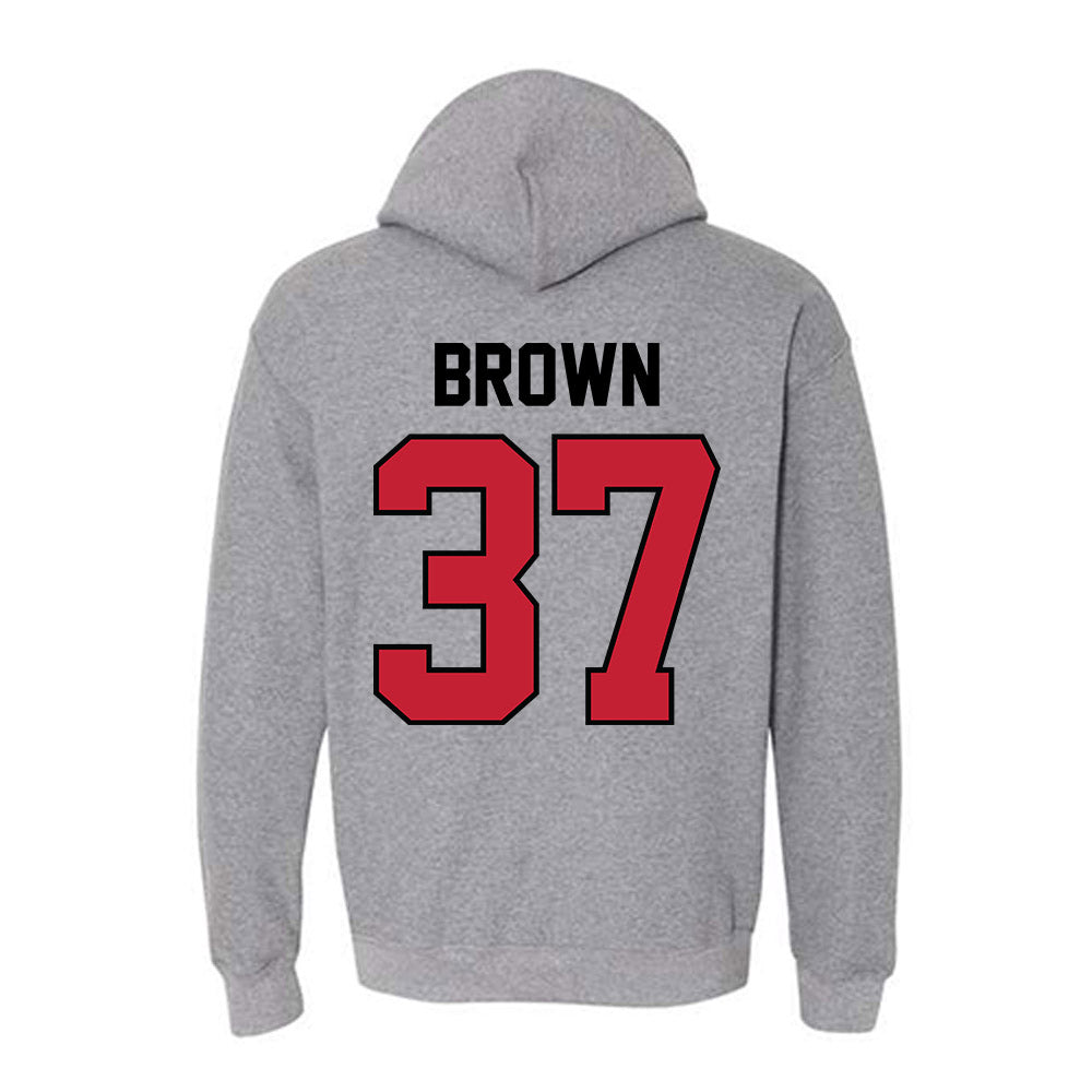 Georgia - NCAA Baseball : Zachary Brown - Classic Shersey Hooded Sweatshirt-1