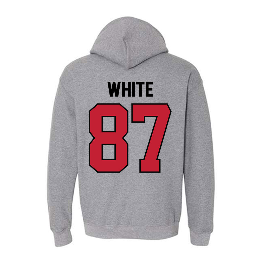 Georgia - NCAA Football : Jordan White - Classic Shersey Hooded Sweatshirt-1