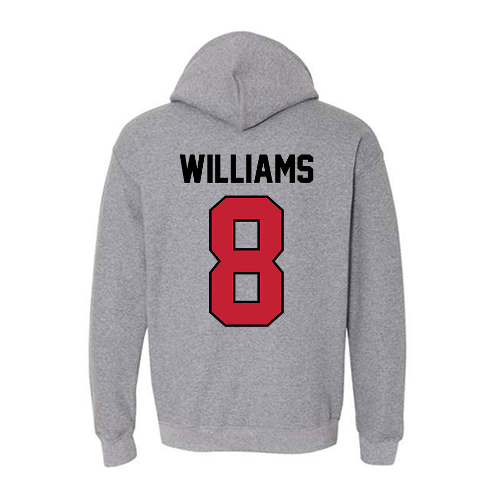 Georgia - NCAA Softball : Mua Williams - Classic Shersey Hooded Sweatshirt-1