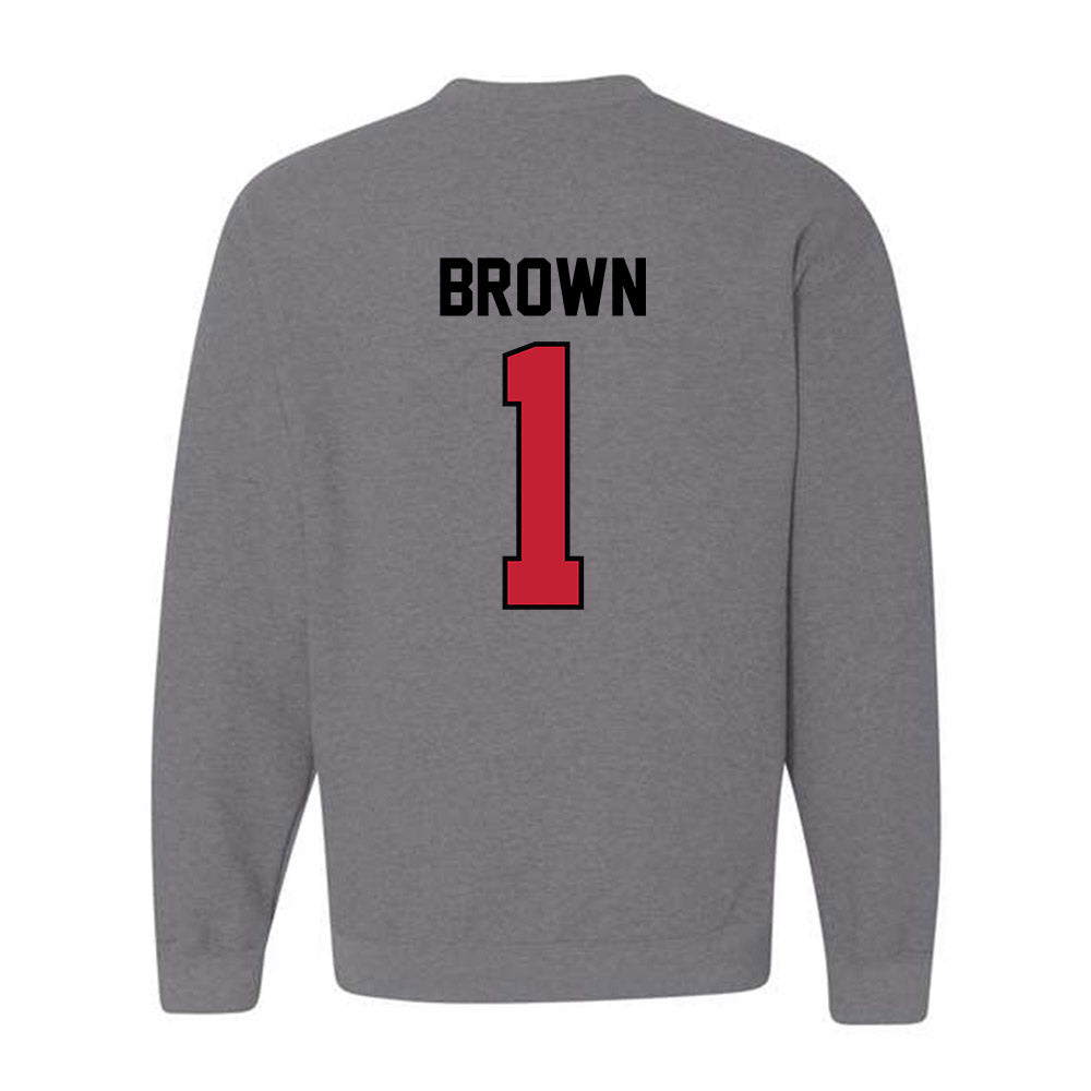 Georgia - NCAA Women's Soccer : Jordan Brown - Classic Shersey Crewneck Sweatshirt-1