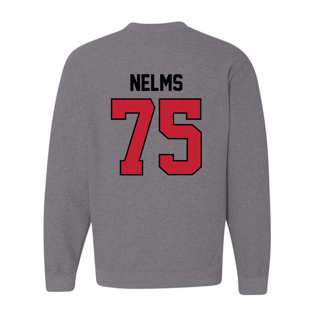 Georgia - NCAA Football : Tate Nelms - Classic Shersey Crewneck Sweatshirt-1