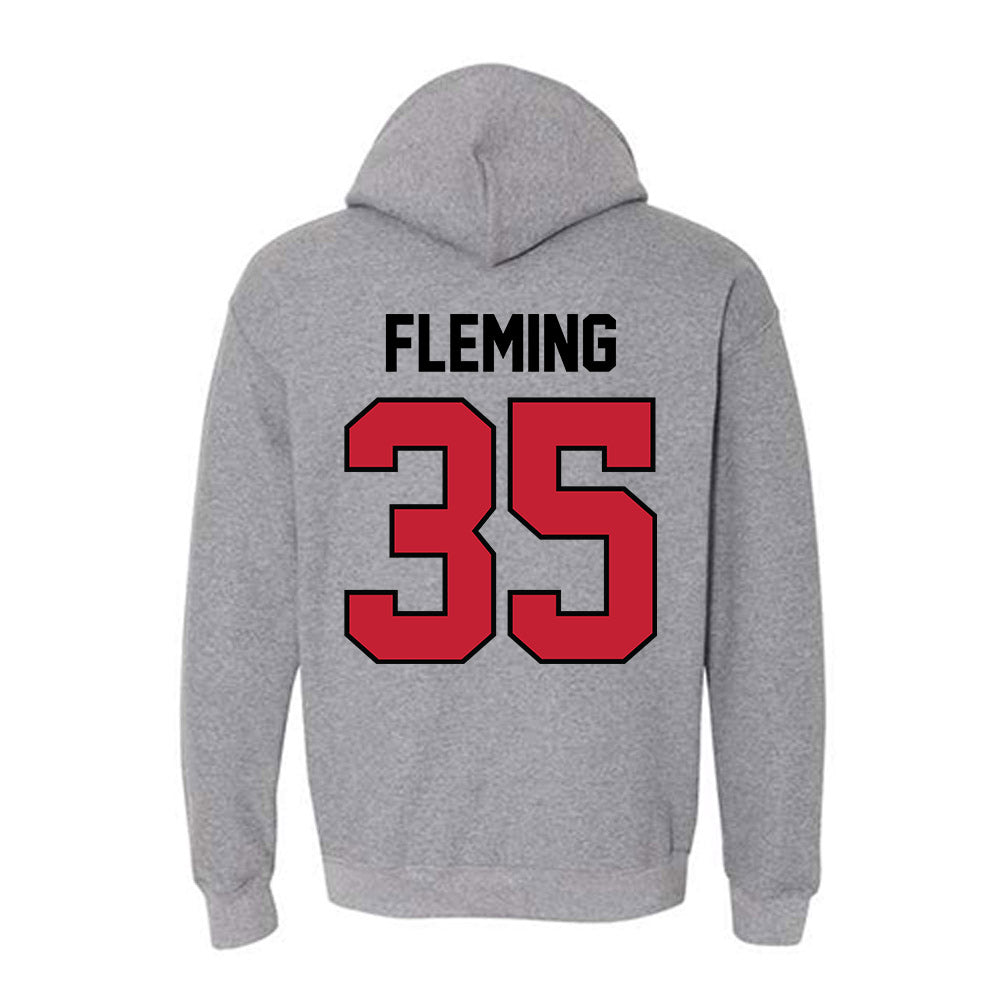 Georgia - NCAA Football : Jacob Fleming - Classic Shersey Hooded Sweatshirt-1