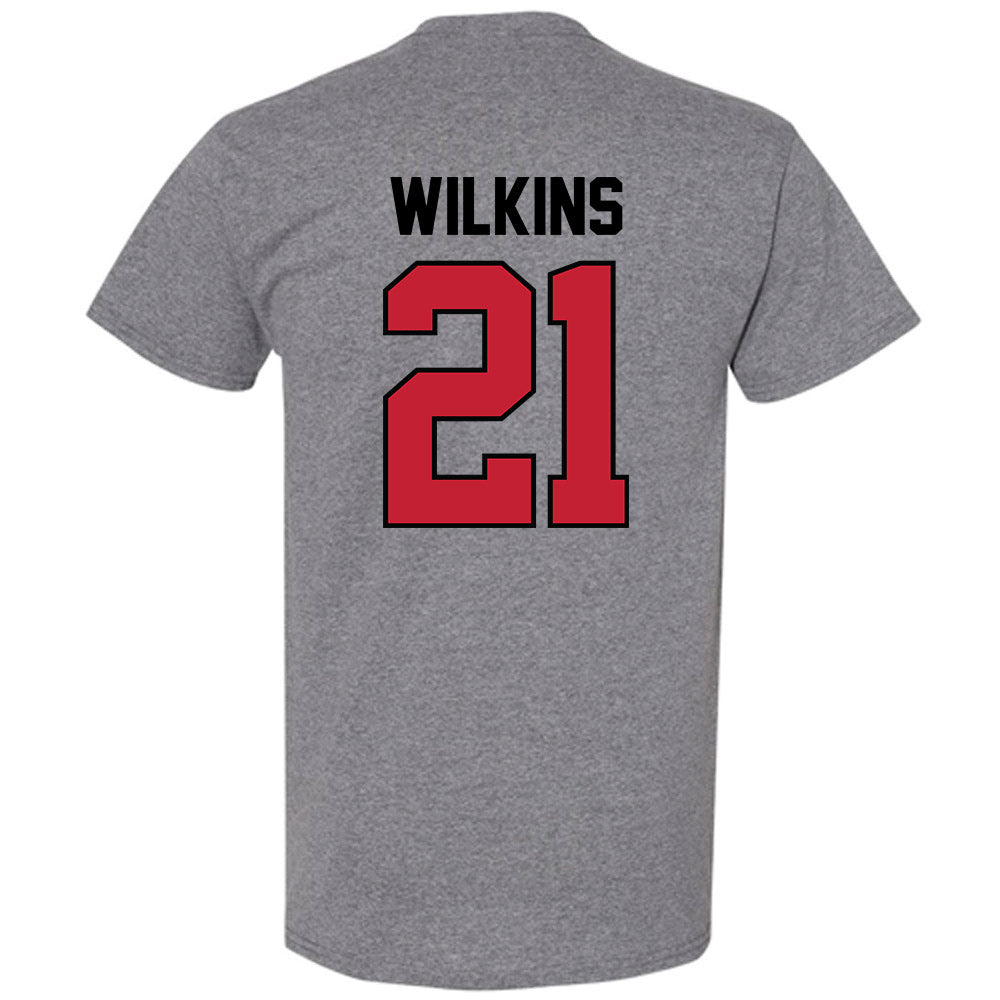 Georgia - NCAA Men's Basketball : Jake Wilkins - Classic Shersey T-Shirt-1