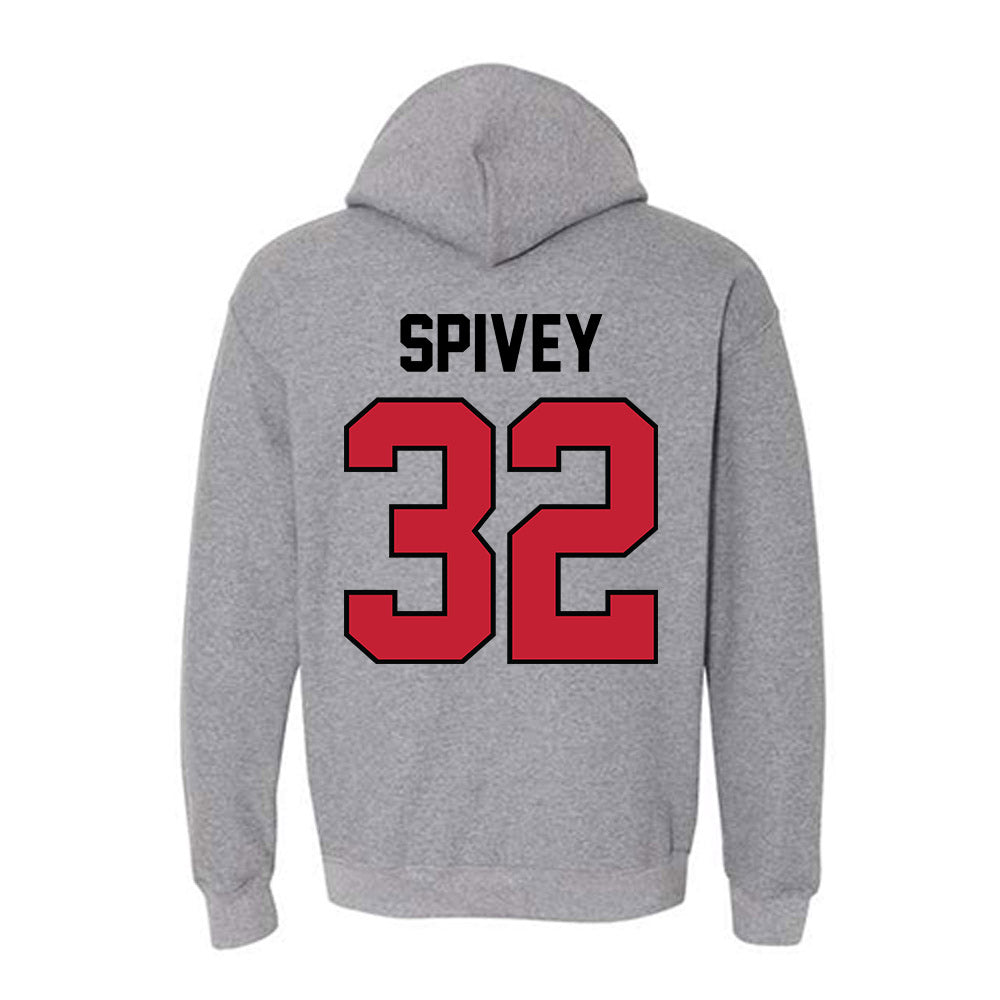 Georgia - NCAA Baseball : Logan Spivey - Classic Shersey Hooded Sweatshirt-1