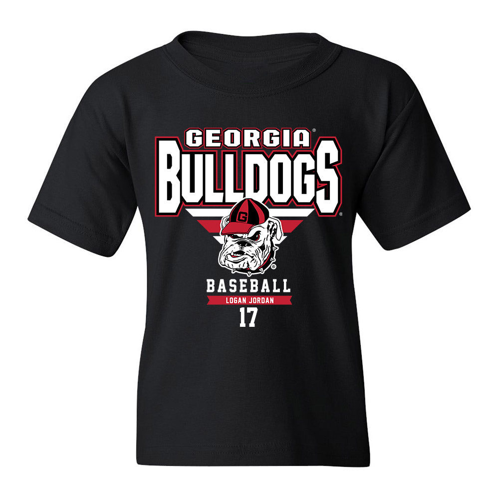 Georgia - NCAA Baseball : Logan Jordan - Classic Fashion Shersey Youth T-Shirt