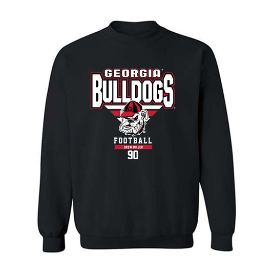 Georgia - NCAA Football : Drew Miller - Classic Fashion Shersey Crewneck Sweatshirt