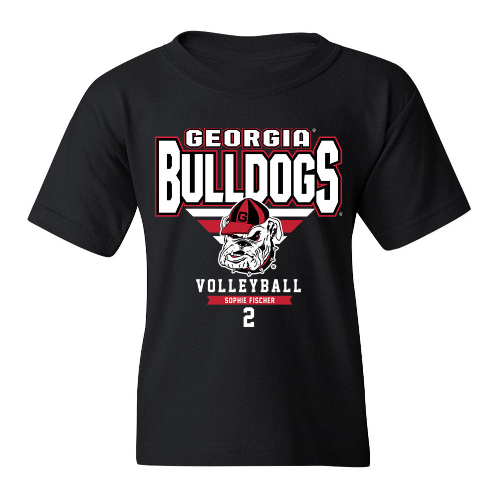 Georgia - NCAA Women's Volleyball : Sophie Fischer - Classic Fashion Shersey Youth T-Shirt