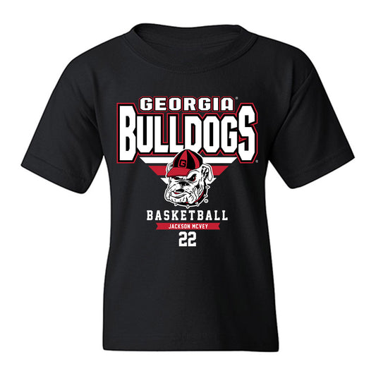 Georgia - NCAA Men's Basketball : Jackson McVey - Classic Fashion Shersey Youth T-Shirt-0
