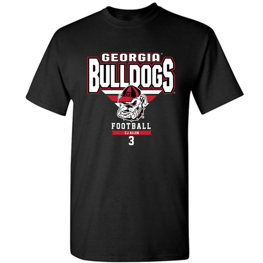 Georgia - NCAA Football : CJ Allen - Classic Fashion Shersey T-Shirt-0