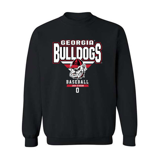 Georgia - NCAA Baseball : Josh Stinson - Classic Fashion Shersey Crewneck Sweatshirt