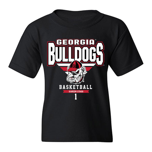 Georgia - NCAA Men's Basketball : Kareem Stagg - Classic Fashion Shersey Youth T-Shirt-0