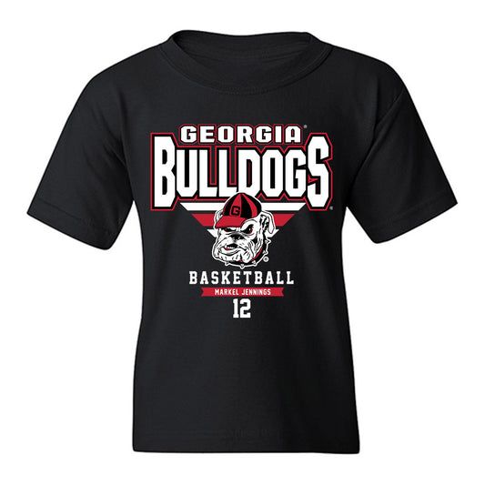 Georgia - NCAA Men's Basketball : Markel Jennings - Classic Fashion Shersey Youth T-Shirt-0