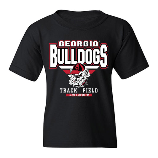 Georgia - NCAA Men's Track & Field : Jacob Carruthers - Classic Fashion Shersey Youth T-Shirt-0