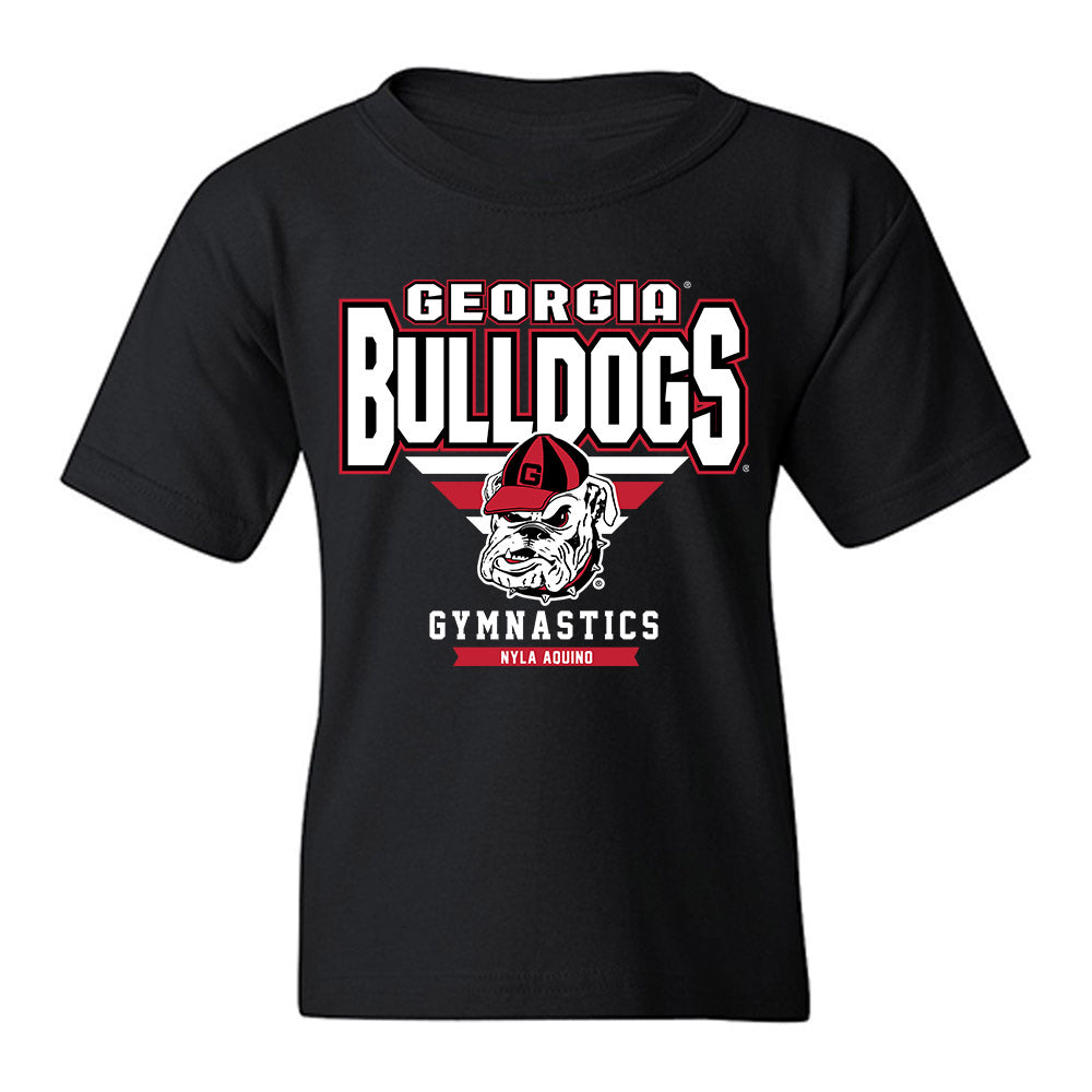Georgia - NCAA Women's Gymnastics : Nyla Aquino - Classic Fashion Shersey Youth T-Shirt-0