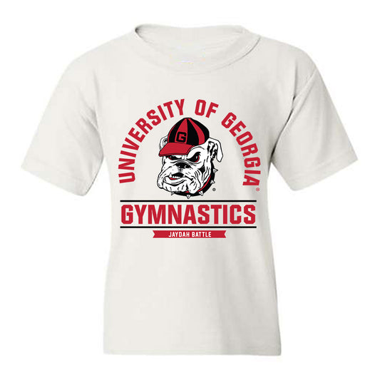 Georgia - NCAA Women's Gymnastics : Jaydah Battle - Classic Fashion Shersey Youth T-Shirt-0