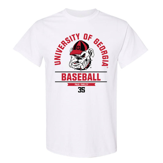 Georgia - NCAA Baseball : Paul Farley - Classic Fashion Shersey T-Shirt-0