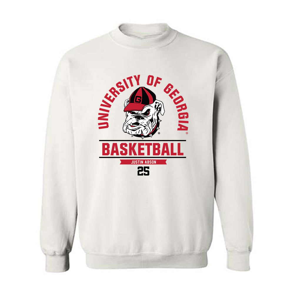 Georgia - NCAA Men's Basketball : Justin Abson - Classic Fashion Shersey Crewneck Sweatshirt-0