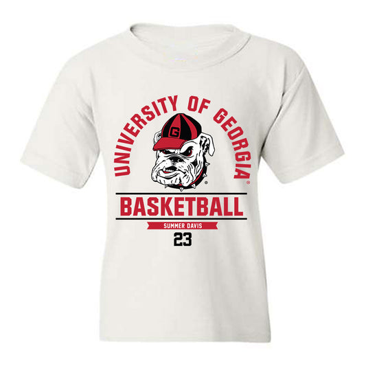 Georgia - NCAA Women's Basketball : Summer Davis - Classic Fashion Shersey Youth T-Shirt-0