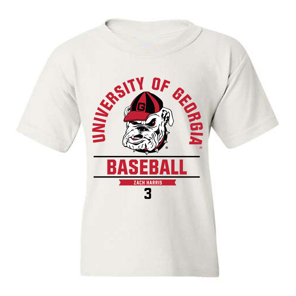 Georgia - NCAA Baseball : Zach Harris - Classic Fashion Shersey Youth T-Shirt-0