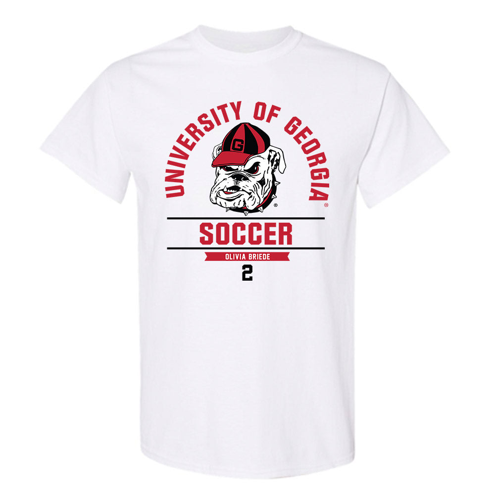 Georgia - NCAA Women's Soccer : Olivia Briede - Classic Fashion Shersey T-Shirt-0