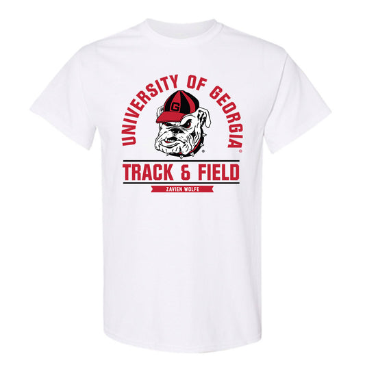 Georgia - NCAA Men's Track & Field : Zavien Wolfe - Classic Fashion Shersey T-Shirt-0