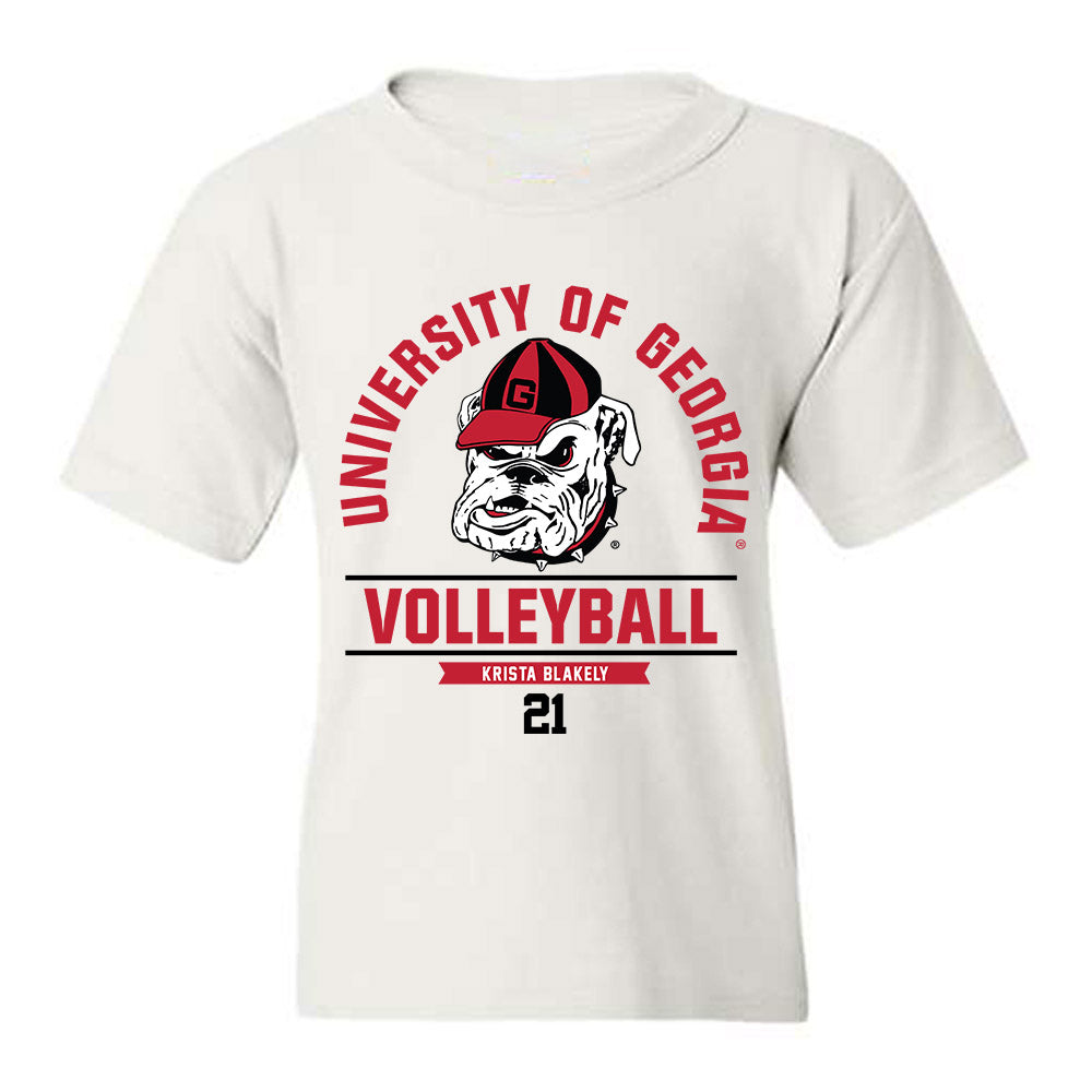 Georgia - NCAA Women's Volleyball : Krista Blakely - Classic Fashion Shersey Youth T-Shirt-0